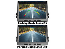 Load image into Gallery viewer, Nuoenx 10" Wireless Backup Camera System for Truck, HD 1080P Digital Back Up Camera System with 10 Inch Quad Split Loop Recording Monitor, IP69K Waterproof Reversing Cameras for RV, Trailer (W103)