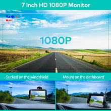 Load image into Gallery viewer, Nuoenx Wireless Backup Camera, HD 1080P 2 Digital Rear View Back Up Camera Systems 7 Inch Monitor for Truck, RV, Semi-Trailer, 2 Mounting Brackets, Easy Installation (W702)