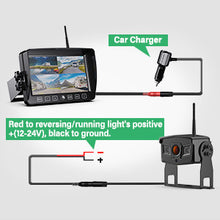 Load image into Gallery viewer, Nuoenx Wireless Backup Camera, 9 Inch HD 1080P Loop Recording Monitor with 2 Rear View Camera System for Cars, Trucks, RV, Trailers, IP69K Waterproof 152° View Camera, Stable Wireless Signal (W902)