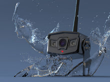 Load image into Gallery viewer, Nuoenx 10" Wireless Backup Camera System for Truck, HD 1080P Digital Back Up Camera System with 10 Inch Quad Split Loop Recording Monitor, IP69K Waterproof Reversing Cameras for RV, Trailer (W103)